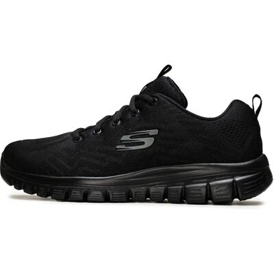 Μαύρα Ελαφριά Αθλητικά Παπούτσια Skechers - Sneakers Μαύρα Ελαφριά Αθλητικά Παπούτσια Skechers - Sneakers
