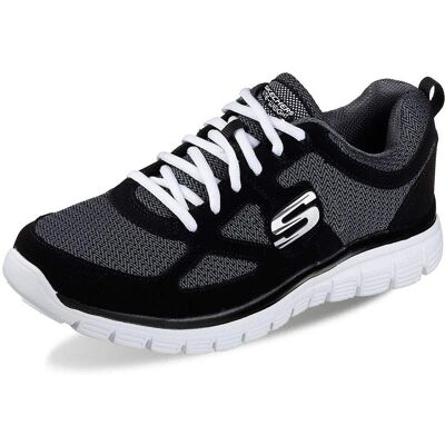 Skechers Gris Burns Toute l'Année Sneakers - Chaussures - Publicité Skechers Gris Burns Toute l'Année Sneakers - Chaussures - Publicité