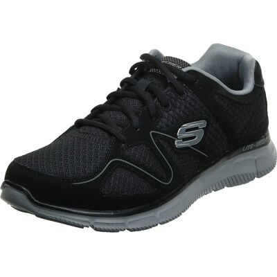 Skechers Schwarze Ganzjahres Herren Sneakers - Modell 58350BBK Skechers Schwarze Ganzjahres Herren Sneakers - Modell 58350BBK