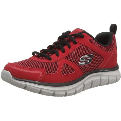 Skechers - Bucolo 52630/RDBK - Lekka i oddychające trampki treningowe Skechers - Bucolo 52630/RDBK - Lekka i oddychające trampki treningowe