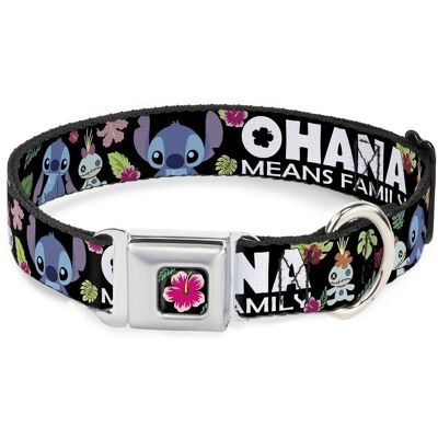 Collier pour chien Buckle Down DC-WDY339-L Noir/Rose - Collier de chien - Publicité Collier pour chien Buckle Down DC-WDY339-L Noir/Rose - Collier de chien - Publicité