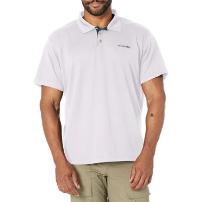 Columbia Herr Polotröja - Vit, Casual, Sport, Utomhus Columbia Herr Polotröja - Vit, Casual, Sport, Utomhus