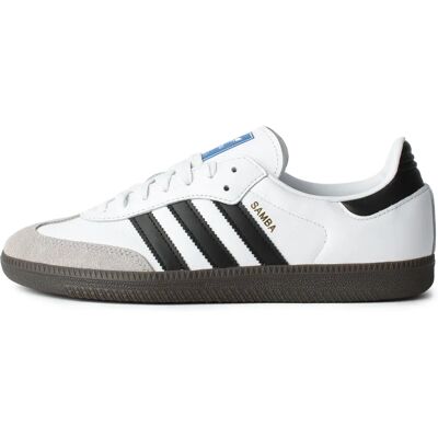 adidas Originals Vita & Svarta Samba OG Sneakers - Vit/Svart/Genomskinlig - US 10.5 Kvinnor / US 9 Män - kvinnligt adidas Originals Vita & Svarta Samba OG Sneakers - Vit/Svart/Genomskinlig - US 10.5 Kvinnor / US 9 Män - kvinnligt