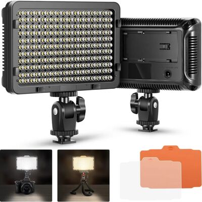 Neewer 176 LED 5600K Lampe Vidéo Dimmable - Accessoire Caméra - Publicité Neewer 176 LED 5600K Lampe Vidéo Dimmable - Accessoire Caméra - Publicité