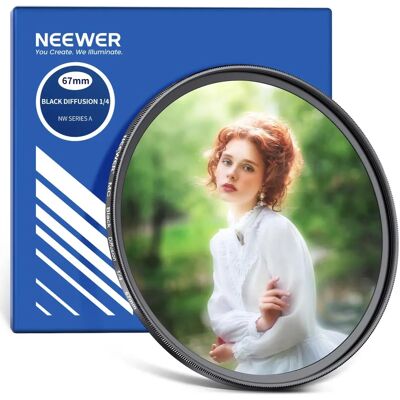 AniWorld NEEWER 67mm Black Diffused Filter - Camera Lens Effect AniWorld NEEWER 67mm Black Diffused Filter - Camera Lens Effect