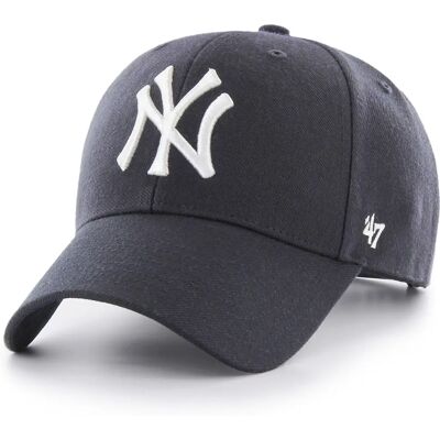 47 Brand New York Yankees Snapback Cap Uomo (B-MVPSP17WBP) - (B-MVPSP17WBP-NY) blu navy 47 Brand New York Yankees Snapback Cap Uomo (B-MVPSP17WBP) - (B-MVPSP17WBP-NY) blu navy