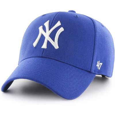 Czapka 47 Brand New York Yankees Snapback Mężczyzna (B-MVPSP17WBP) - (B-MVPSP17WBP-RY) niebieska Czapka 47 Brand New York Yankees Snapback Mężczyzna (B-MVPSP17WBP) - (B-MVPSP17WBP-RY) niebieska
