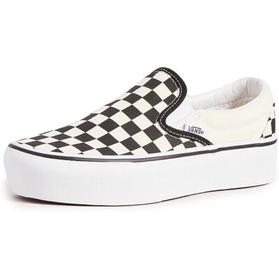 Baskets Vans Classic Slip-On Plateforme - Chaussures Décontractées - Publicité Baskets Vans Classic Slip-On Plateforme - Chaussures Décontractées - Publicité