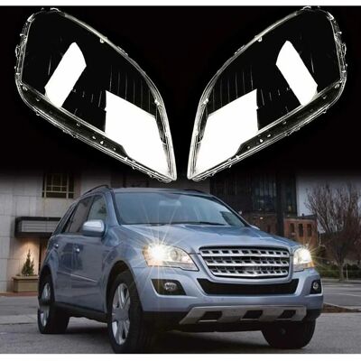 Mercedes Benz W164 Headlight Lens Cover - Transparent, 2009-2011 Mercedes Benz W164 Headlight Lens Cover - Transparent, 2009-2011
