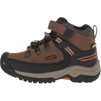 Bottes de marche imperméables Keen Targhee Mid pour enfants - Terre Sombre Bottes de marche imperméables Keen Targhee Mid pour enfants - Terre Sombre