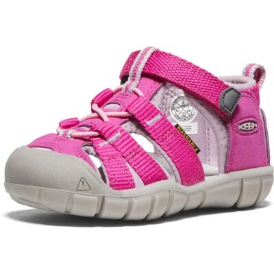 Keen Seacamp II Cnx JR - Bambini Grigio/Rosa - Scarpe da Trekking Estive Keen Seacamp II Cnx JR - Bambini Grigio/Rosa - Scarpe da Trekking Estive