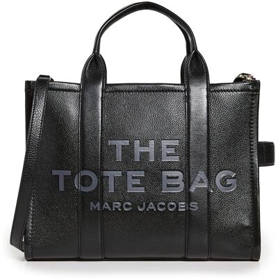 Marc Jacobs Δερμάτινη Μεσαία Τσάντα Tote μαύρη Marc Jacobs Δερμάτινη Μεσαία Τσάντα Tote μαύρη