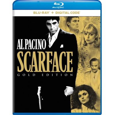 Universal Studios Scarface - Blu-ray Région A : États-Unis - Édition or - Publicité Universal Studios Scarface - Blu-ray Région A : États-Unis - Édition or - Publicité