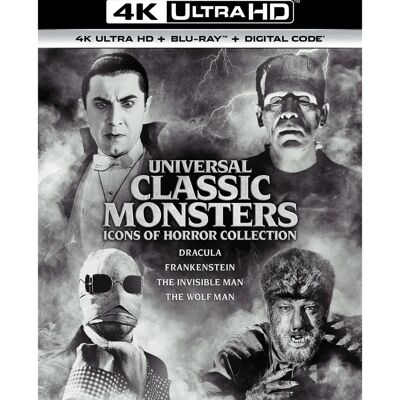 Universal Classic Monsters: Icons of Horror Collection - 4K Ultra HD Blu-ray Region A Universal Classic Monsters: Icons of Horror Collection - 4K Ultra HD Blu-ray Region A