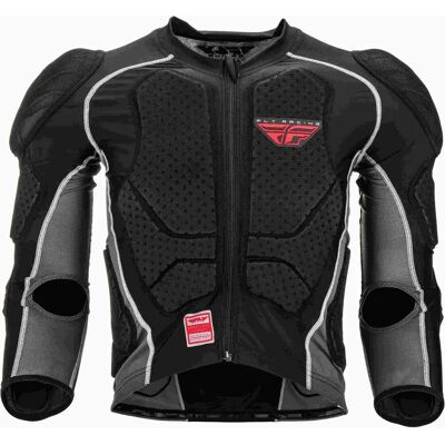 Fly Racing Graue Langarm CE Schutzjacke - M Fly Racing Graue Langarm CE Schutzjacke - M