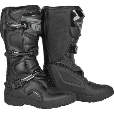 Botas de Enduro Fly Racing Maverik - Negro - Talla 42 Botas de Enduro Fly Racing Maverik - Negro - Talla 42