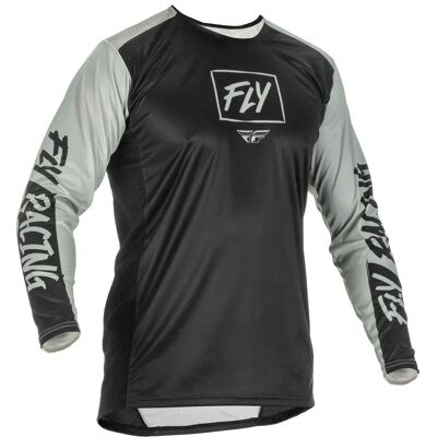 Fly Racing Lite Motocross Jersey - Schwarz Grau - 2XL - Motocross Jersey Fly Racing Lite Motocross Jersey - Schwarz Grau - 2XL - Motocross Jersey