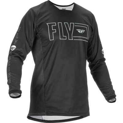 Jersey de Motocross Fly Racing Kinetic Fuel - Negro - S - Unisex Jersey de Motocross Fly Racing Kinetic Fuel - Negro - S - Unisex