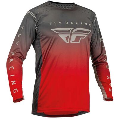 Fly Racing Lite 2023 Maillot de motocross Gris Rouge taille : M Fly Racing Lite 2023 Maillot de motocross Gris Rouge taille : M