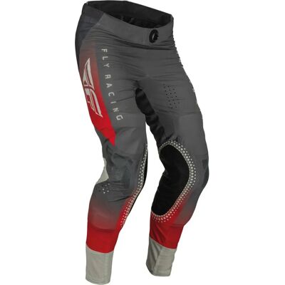 Fly Racing Lite 2023 Pantalón de motocross - Gris Rojo - 30 Fly Racing Lite 2023 Pantalón de motocross - Gris Rojo - 30