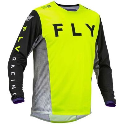Jersey de motocross Fly Racing Kinetic Kore - Negro Amarillo - XL Jersey de motocross Fly Racing Kinetic Kore - Negro Amarillo - XL