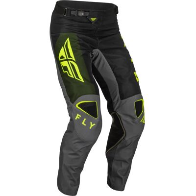 Fly Racing Kinetic Jet Pantaloni da motocross - Nero Verde Giallo - 30 Fly Racing Kinetic Jet Pantaloni da motocross - Nero Verde Giallo - 30