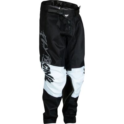 Pantaloni da motocross per giovani Fly Racing Kinetic Khaos - Nero Grigio Bianco, 26 Pantaloni da motocross per giovani Fly Racing Kinetic Khaos - Nero Grigio Bianco, 26