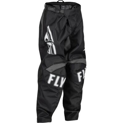 Pantalones de motocross juveniles Fly Racing F-16 - Negro Blanco - XS Pantalones de motocross juveniles Fly Racing F-16 - Negro Blanco - XS