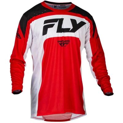 Fly Racing Lite 2024 Maglietta da motocross - Nero-Bianco-Rosso - 2XL Fly Racing Lite 2024 Maglietta da motocross - Nero-Bianco-Rosso - 2XL