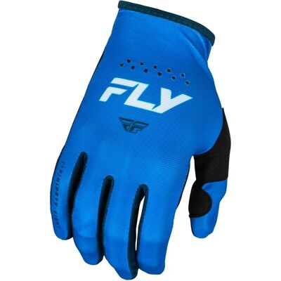 Fly Racing Lite Blue Motorcycle Gloves - Motorcycle Type Fly Racing Lite Blue Motorcycle Gloves - Motorcycle Type