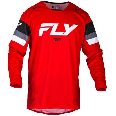 Fly Racing Kinetic Prix 2024 Camiseta de motocross Blanco Rojo - S Fly Racing Kinetic Prix 2024 Camiseta de motocross Blanco Rojo - S