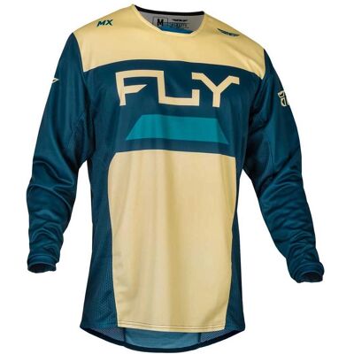 Fly Racing Kinetic Reload 2024 Maglietta da motocross Blu Beige taglia : XL Fly Racing Kinetic Reload 2024 Maglietta da motocross Blu Beige taglia : XL