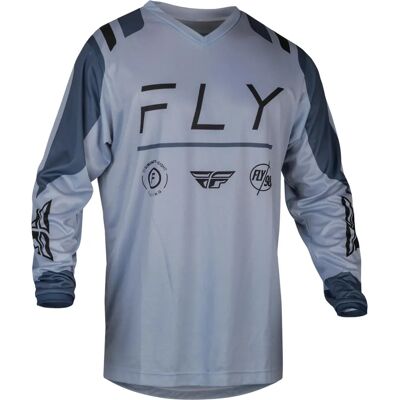 Maillot de Motocross Fly Racing F-16 2024 - Gris - S - Unisexe - Publicité Maillot de Motocross Fly Racing F-16 2024 - Gris - S - Unisexe - Publicité
