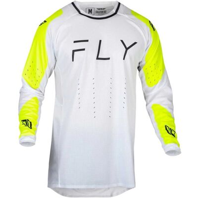 Fly Racing Evolution 2024 Maillot de motocross Blanc Jaune - M Fly Racing Evolution 2024 Maillot de motocross Blanc Jaune - M