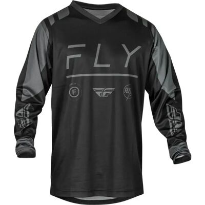 Fly Racing F-16 2024 Maillot de motocross - Noir Gris - S - Publicité Fly Racing F-16 2024 Maillot de motocross - Noir Gris - S - Publicité