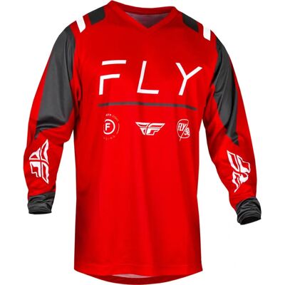Fly Racing F-16 2024 Maillot de motocross Gris Rojo - M Fly Racing F-16 2024 Maillot de motocross Gris Rojo - M