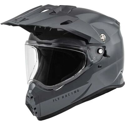 Casco Cross FLY Trekker Solid Gris - Casco Casco Cross FLY Trekker Solid Gris - Casco