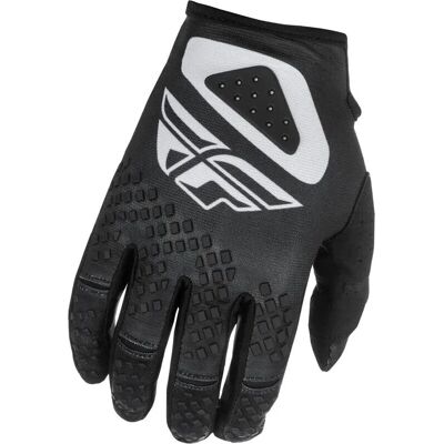 FLY Racing - Kinetic Sym - Kinetic Sym - Noir-Blanc - Racing gloves - Publicité FLY Racing - Kinetic Sym - Kinetic Sym - Noir-Blanc - Racing gloves - Publicité