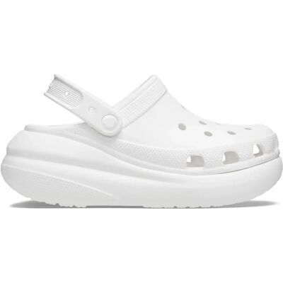 Crocs Unisex Crush Clogs Plattformschuhe Weiß - Clogs Crocs Unisex Crush Clogs Plattformschuhe Weiß - Clogs