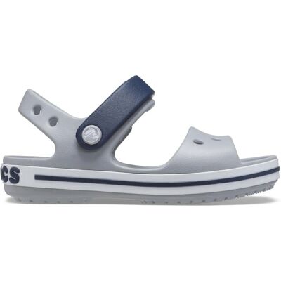 Sandały Crocs Crocband - Dzieci Szary/Navy - Lato Lekki Wodoodporny Sandały Crocs Crocband - Dzieci Szary/Navy - Lato Lekki Wodoodporny
