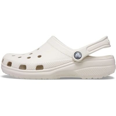 Crocs Unisex Classic Clogs - Stucco - UK M10 - Wasserfreundlich, Belüftet, Leicht Crocs Unisex Classic Clogs - Stucco - UK M10 - Wasserfreundlich, Belüftet, Leicht
