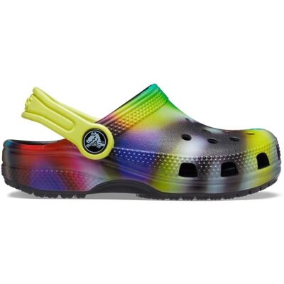 Crocs Bambini Classic Solarized - Nero/Multicolore - C4 Crocs Bambini Classic Solarized - Nero/Multicolore - C4