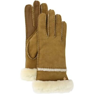 UGG Seamed Tech Glove for Women - Brown - Size S - Shearling UGG Seamed Tech Glove for Women - Brown - Size S - Shearling