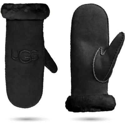 UGG Shearling Logo Embroidered Glove - Black S/M UGG Shearling Logo Embroidered Glove - Black S/M