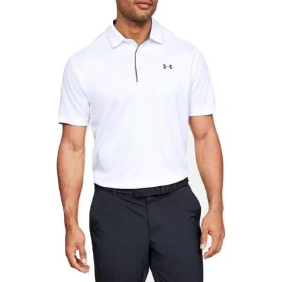 Under Armour Herren Tech Polo - Weiß/Grafit 4XL - Poloshirt Under Armour Herren Tech Polo - Weiß/Grafit 4XL - Poloshirt