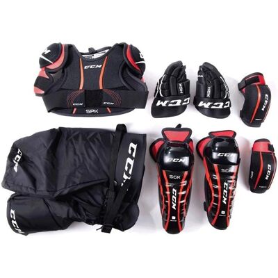 CCM Jugend Hockey Starter Kit - Kinder Schutzausrüstung CCM Jugend Hockey Starter Kit - Kinder Schutzausrüstung