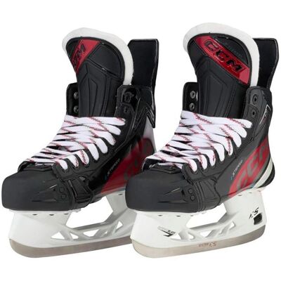 Patins de hockey sur glace CCM Jetspeed FT670 - Confort en microfibre - Modèle 39 - Publicité Patins de hockey sur glace CCM Jetspeed FT670 - Confort en microfibre - Modèle 39 - Publicité