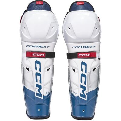 Protection de Jambe Junior CCM Next - Équipement de Hockey - Publicité Protection de Jambe Junior CCM Next - Équipement de Hockey - Publicité