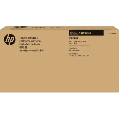 Samsung - CLT-P406B - Noir - 2-pack - Toner cartridge Samsung - CLT-P406B - Noir - 2-pack - Toner cartridge