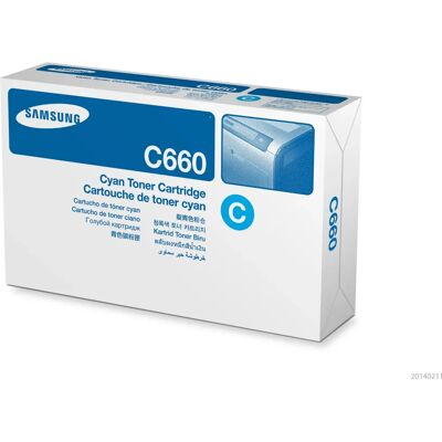 Cartouche de toner cyan Samsung C660B d'origine - 5000 pages Cartouche de toner cyan Samsung C660B d'origine - 5000 pages